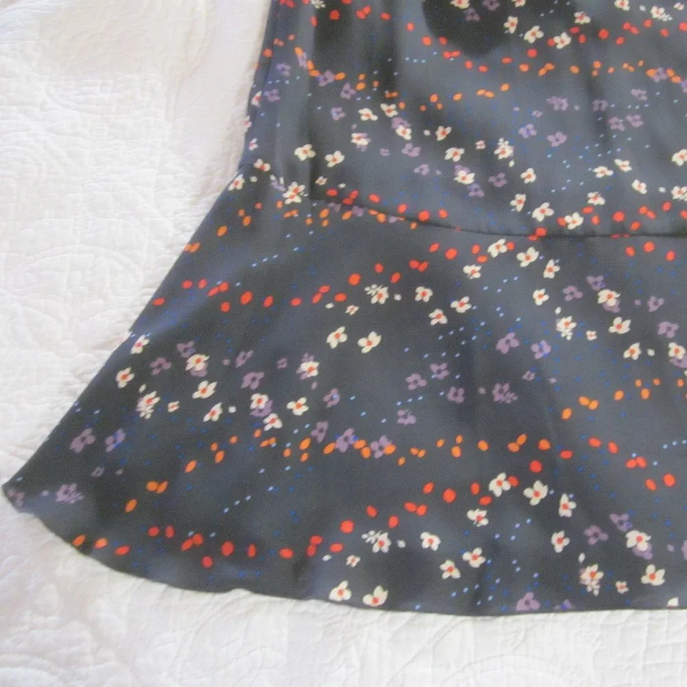 CAbi  Dress S Muse Floral Print Flutter Sleeve #3828 - Picture 6 of 10